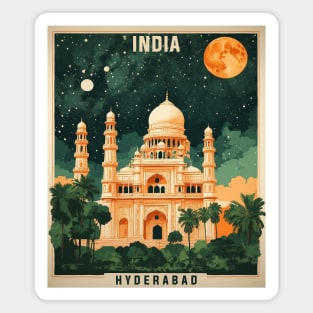 Hyderabad India Vintage Tourism Travel Magnet